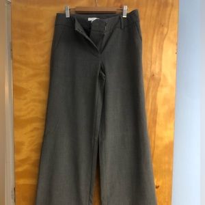 Gray trouser pants